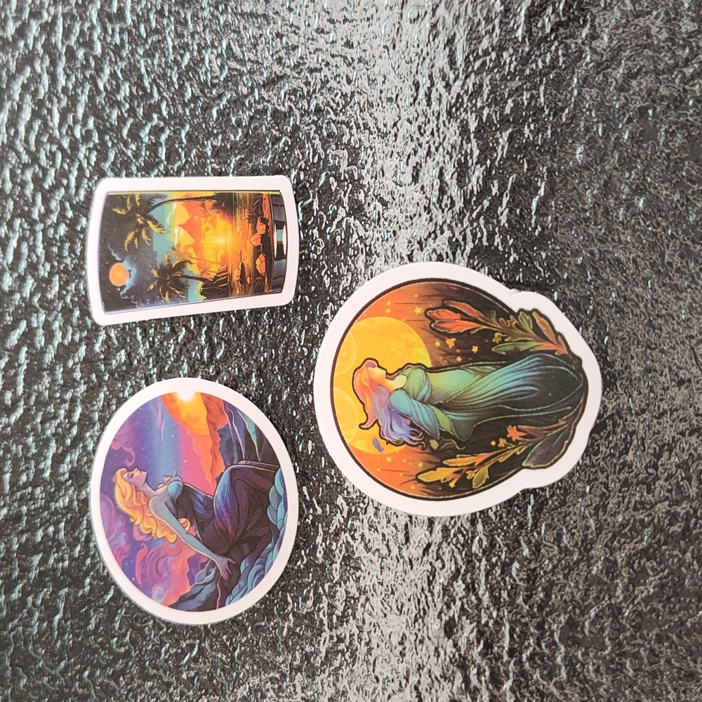Stickers - Gorgeous Scenes Pack - Bag #25 - Set of 3 - NWOT